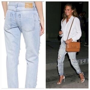 OneTeaspoon Awesome Baggies in Destroyed Wilde Wash Size 22 / 0